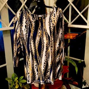 JM collection 3/4 sleeve shirt